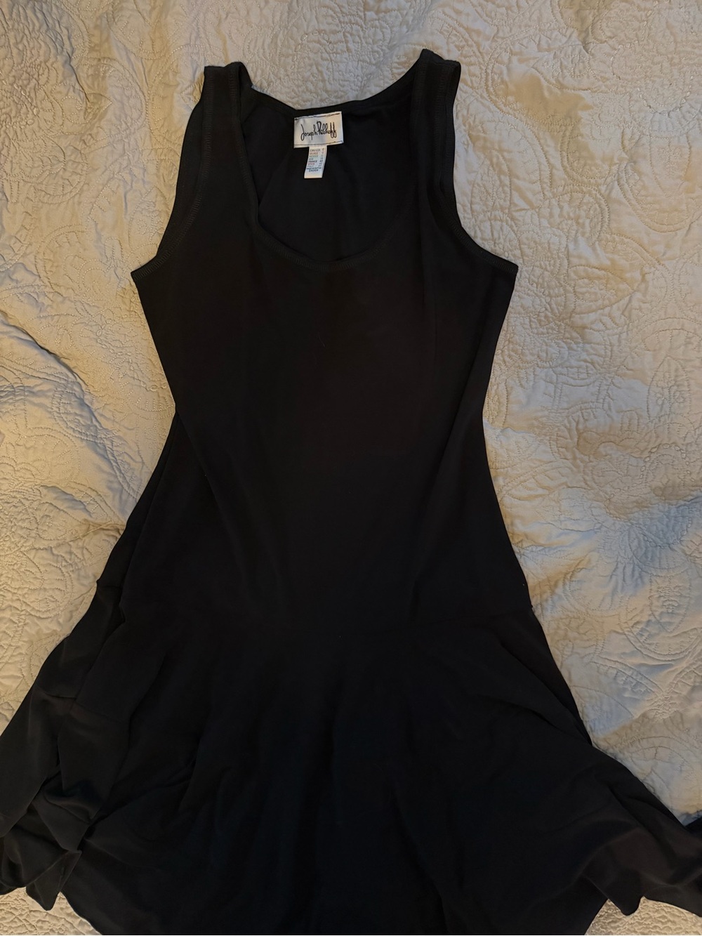 Joseph Ribkoff Black Sleeveless drop waist dress - Picture 4 of 4